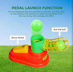 Automatic Kids Baseball Pitching Machine Set – Pop-Up Launcher with Bat & 3 Training Balls