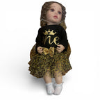 Royal Wild One: Boutique Leopard Print Baby Doll