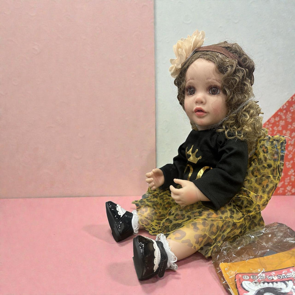 Royal Wild One: Boutique Leopard Print Baby Doll
