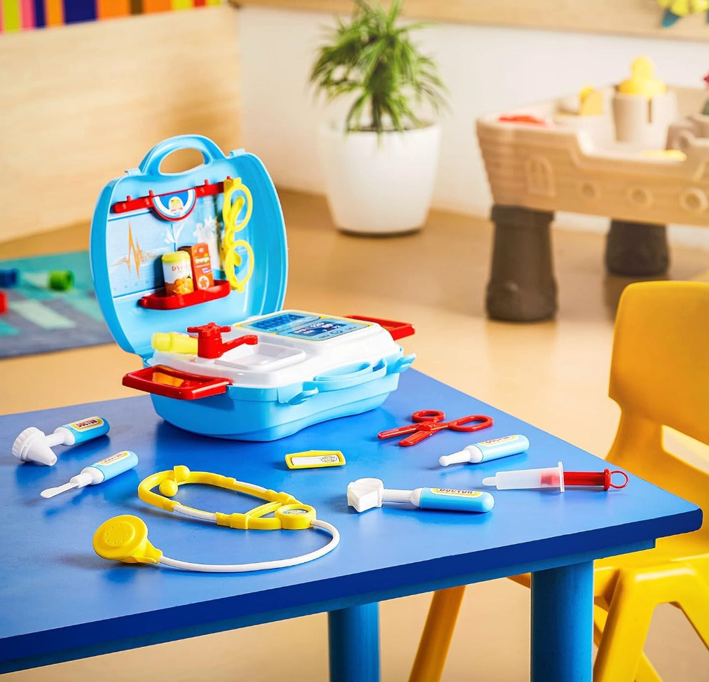 The Doctor is In! 21-Piece Little Medic's Suitcase Play Set