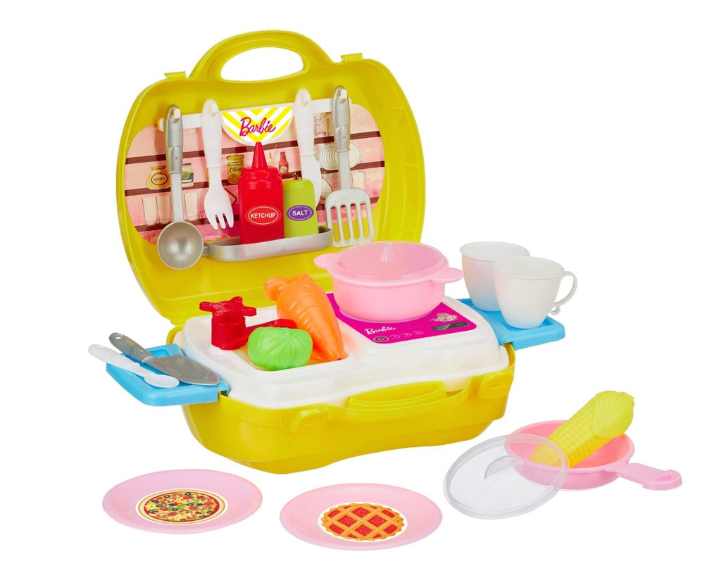 Gourmet On-the-Go: Barbie Kitchen Suitcase Play Set