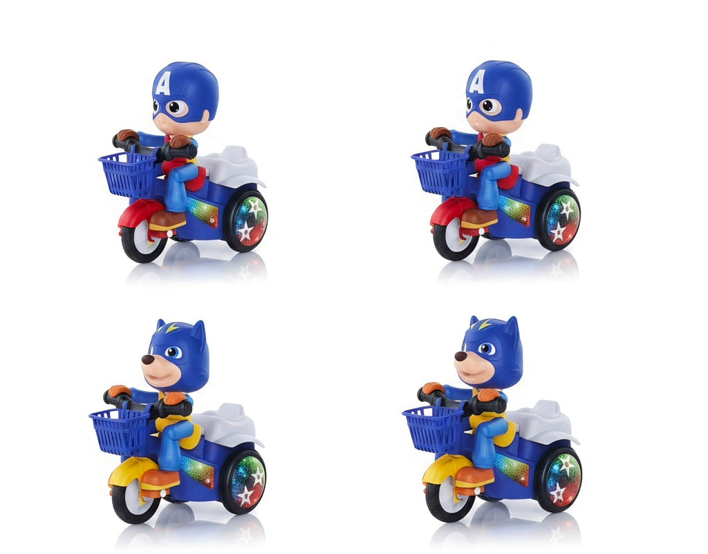 Captain America stunt tricycle detail