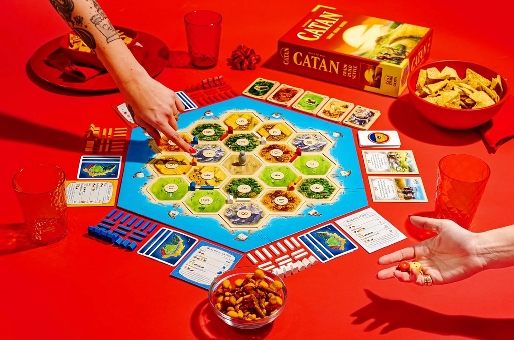 CATAN board game components