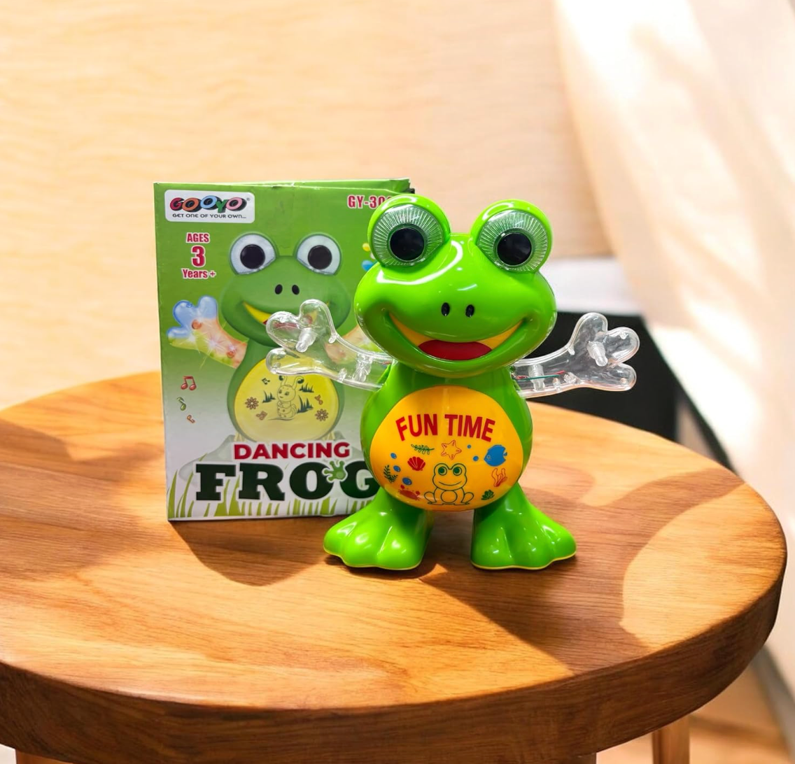 Gooyo dancing frog musical toy