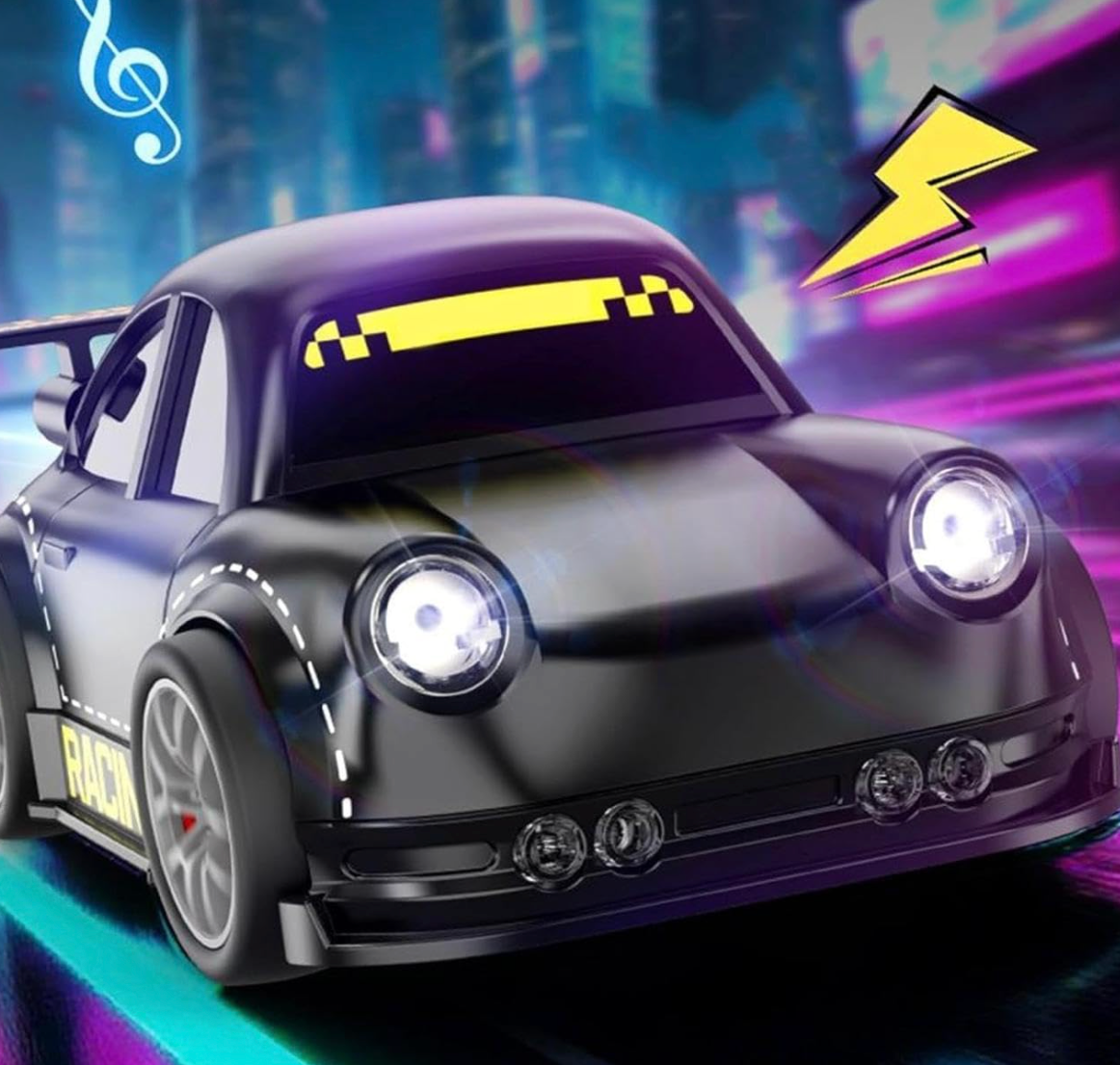 Remote control car with LED lights