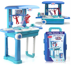 Doctor Set Trolley for Kids with LED Light Instruments, Pretend Play Doctor Set Trolley for Kids Above 3 Years
