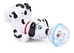 Dancing musical Dalmatian puppy toy with 3D light ball