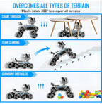 Robot dog on different terrain