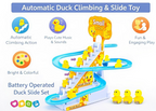 Small duck slide track toy set