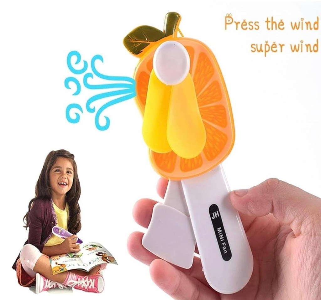 Fruit design hand fan no batteries