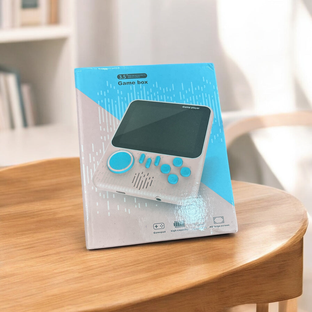 Portable game console with colour screen