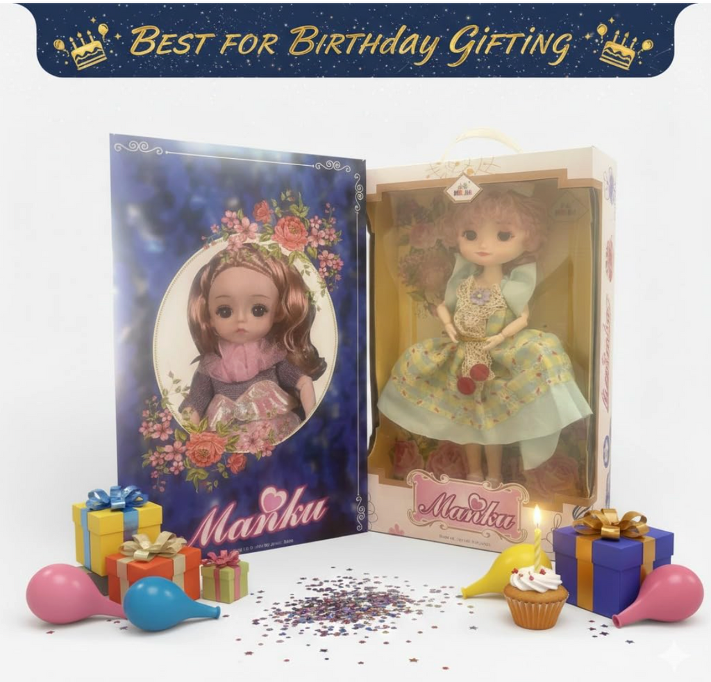 Manku collectible ball-jointed doll with gift box