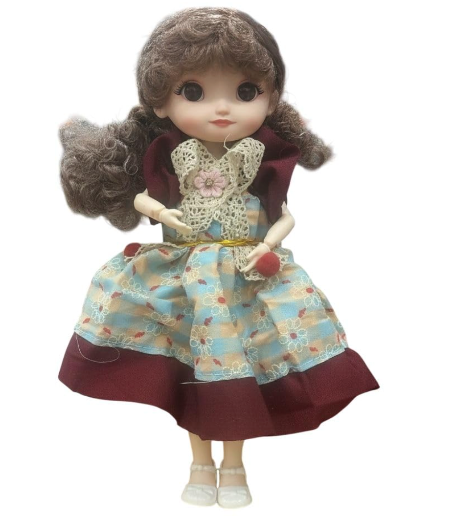 Doll with luxury floral box