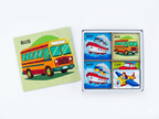 Magnetic puzzle game book box