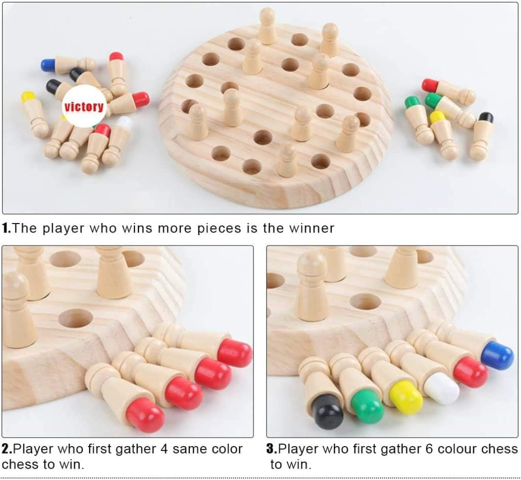 How to play memory chess game