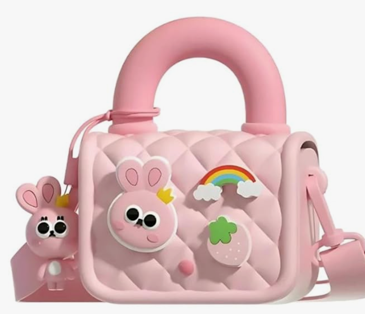 nikoniko cartoon silicone sling bag