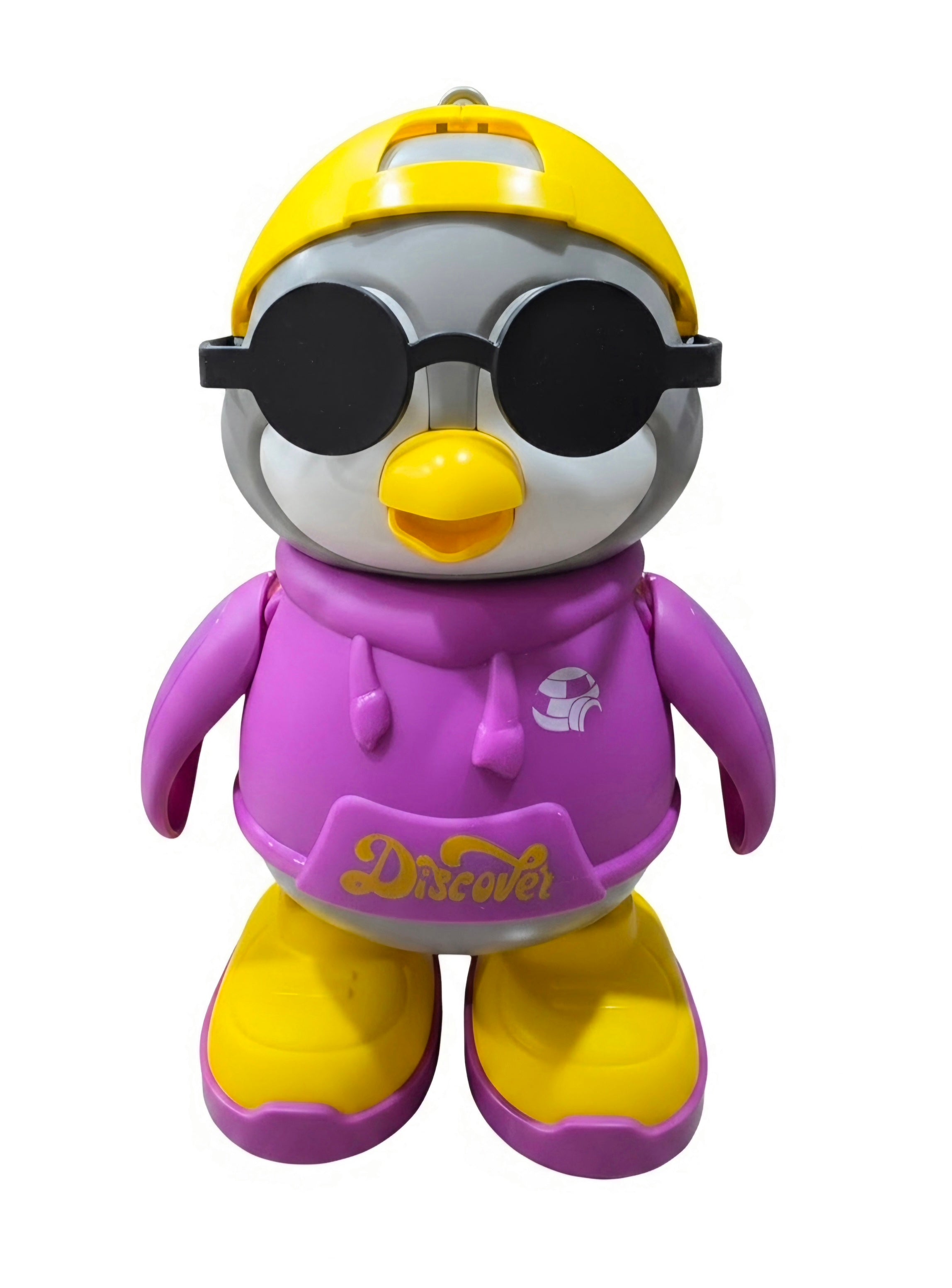 Dancing Penguin musical toy with cap and sunglasses