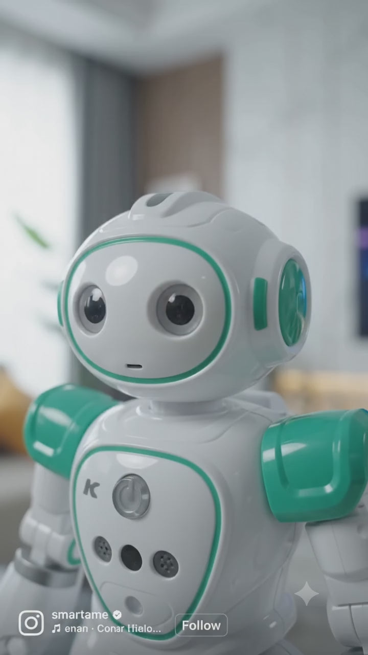 Smart Interactive Dancing & Walking Robot Toy for Kids with LED Lights, Music & 360° Rotation – Educational Electronic Toy for Boys & Girls (Ages 3+)