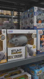 Interactive Stunt Mouse Toy – Remote Control Wall-Climbing Vehicle with 360° Spins & Glowing LED Eyes