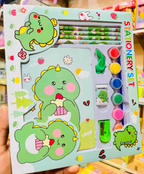 Kids stationery return gift box - dinosaur design