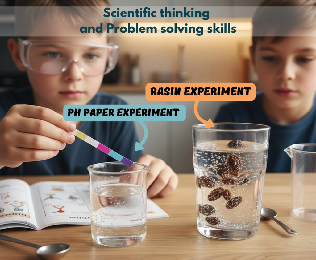Kids doing science experiments
