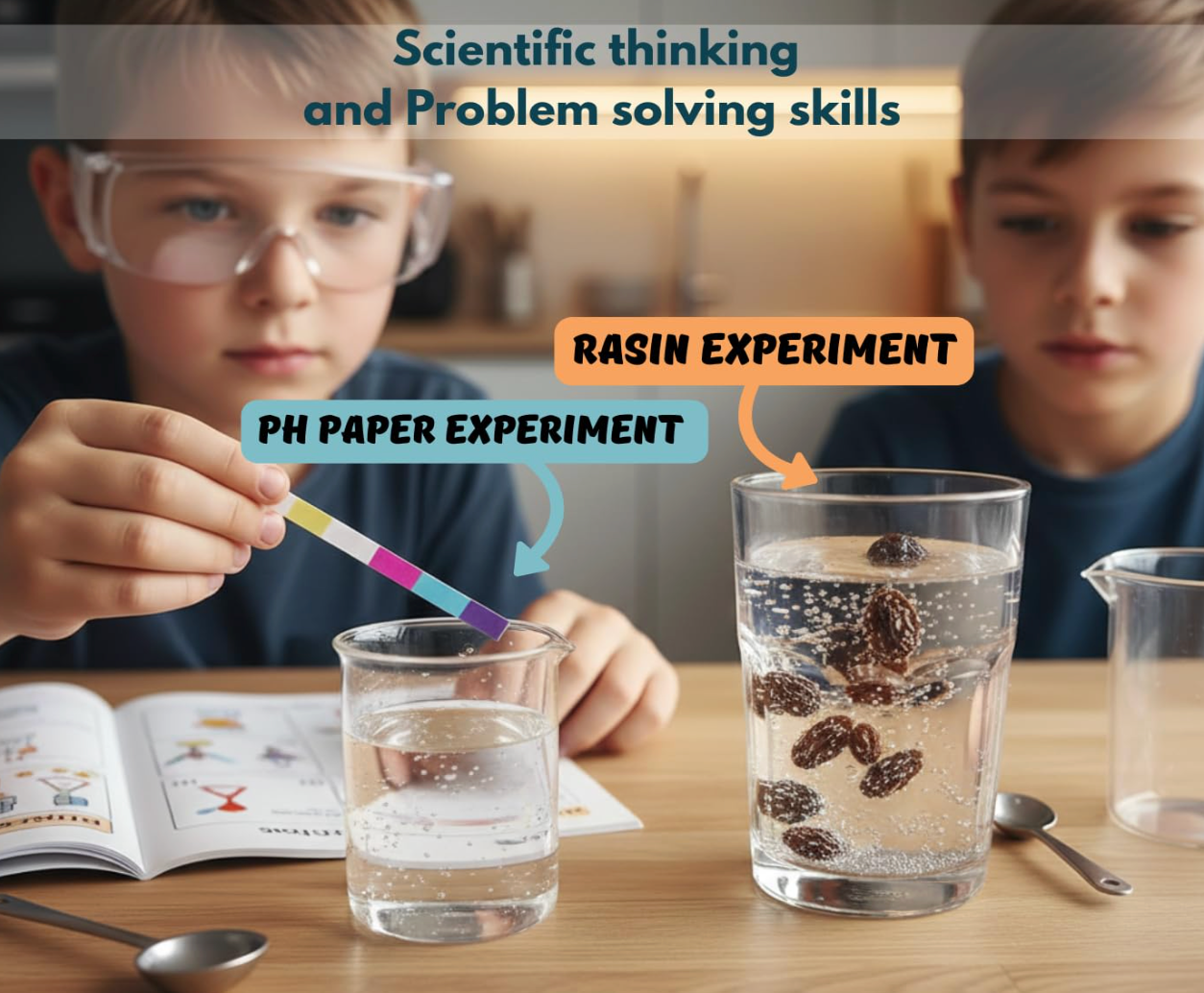 Kids doing science experiments
