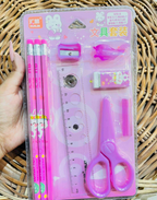Huilin kids stationery set - pink