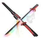 LED light-up ninja sword with scabbard