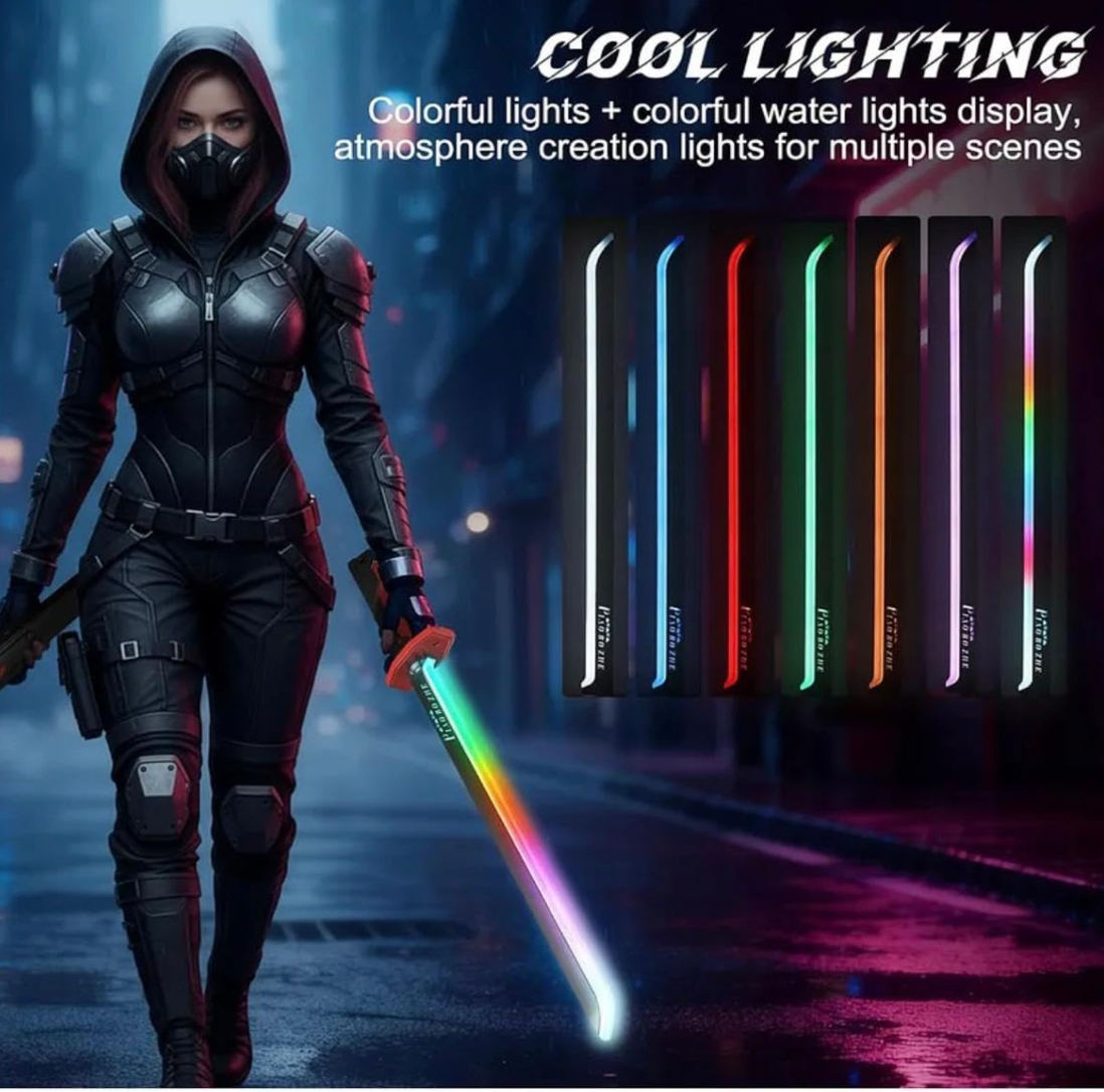 Ninja sword with smoke spray effect