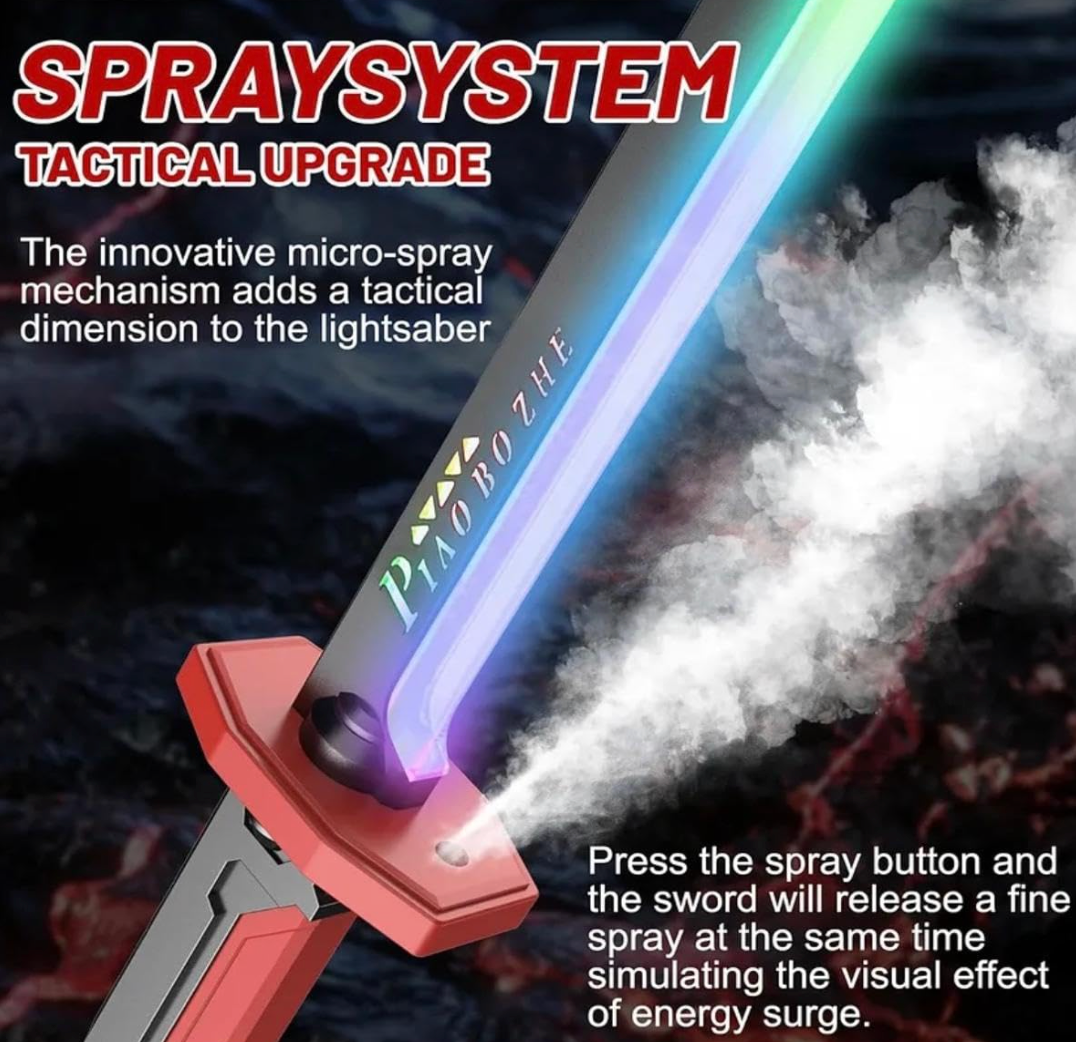 USB-C rechargeable toy sword