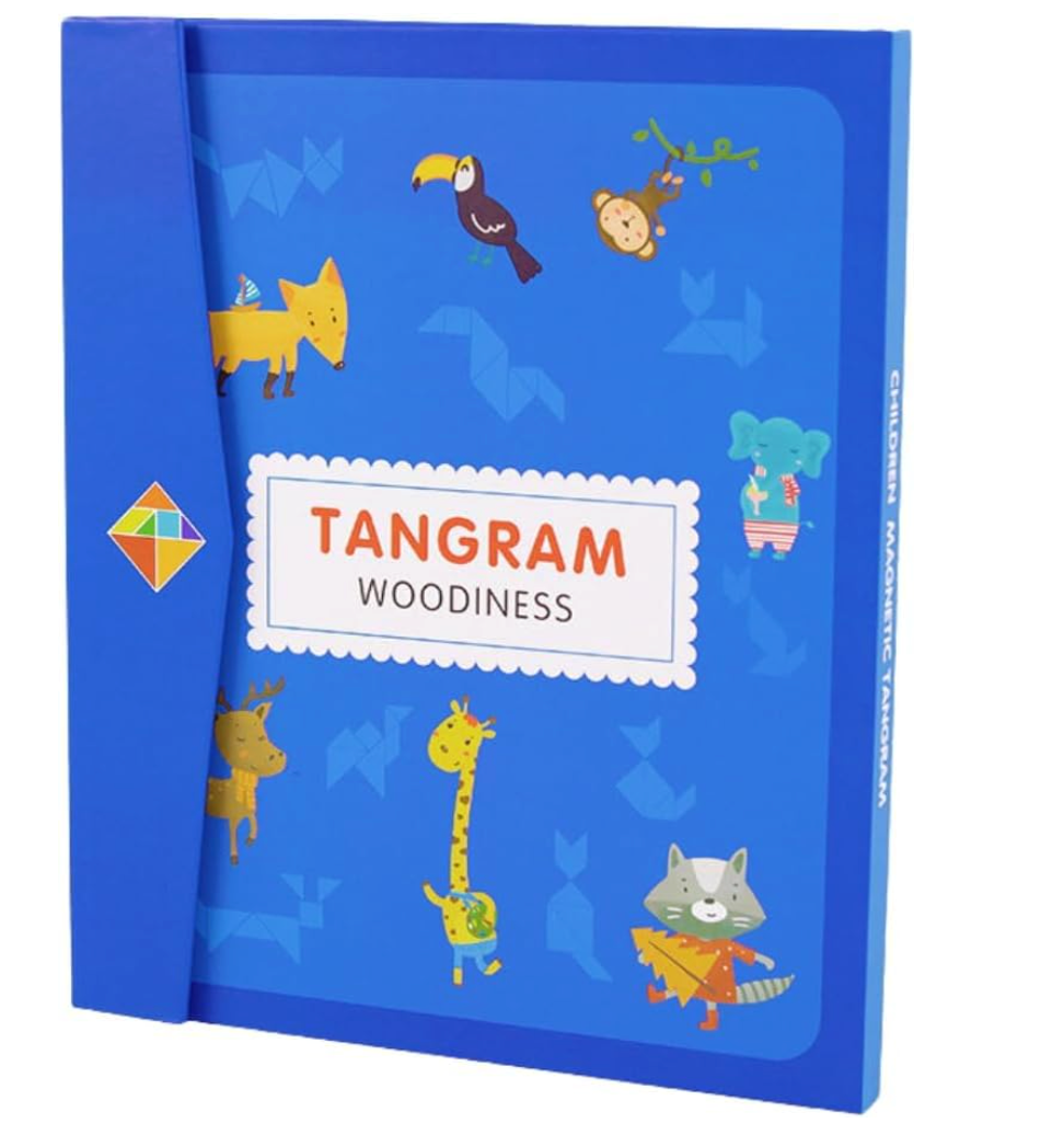 Tangram pattern card booklet