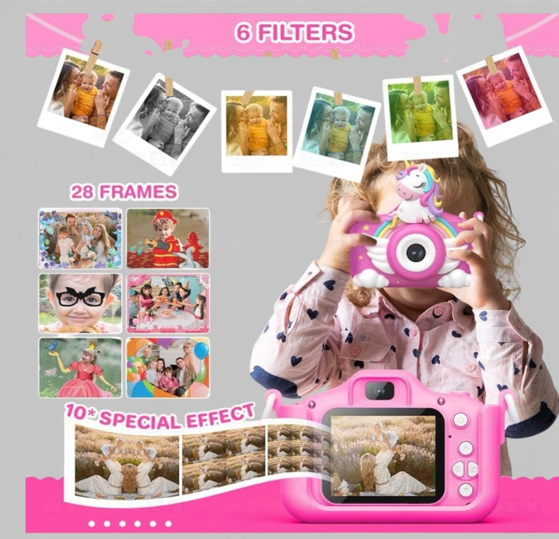 Unicorn kids camera features